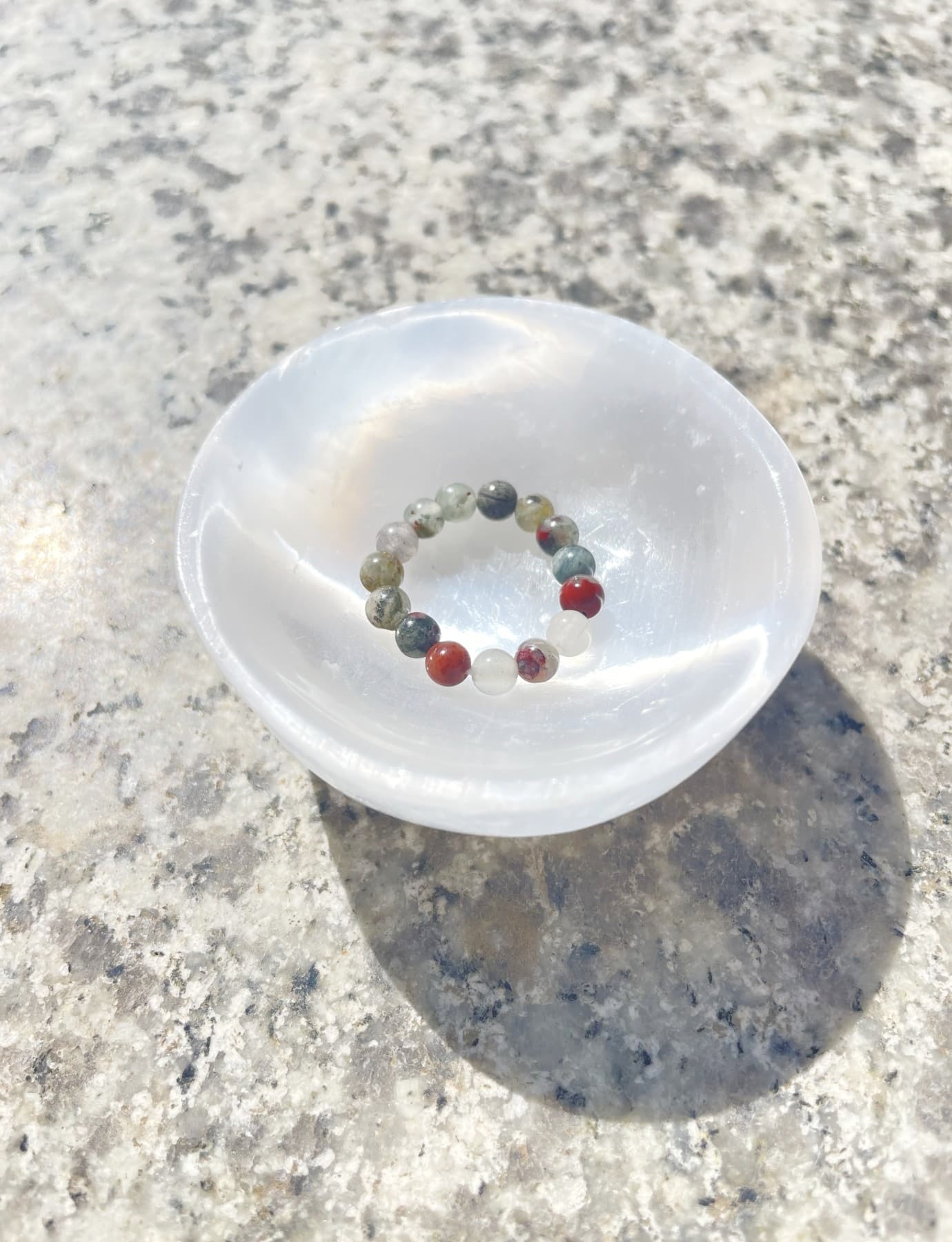 Bloodstone gemstone Ring