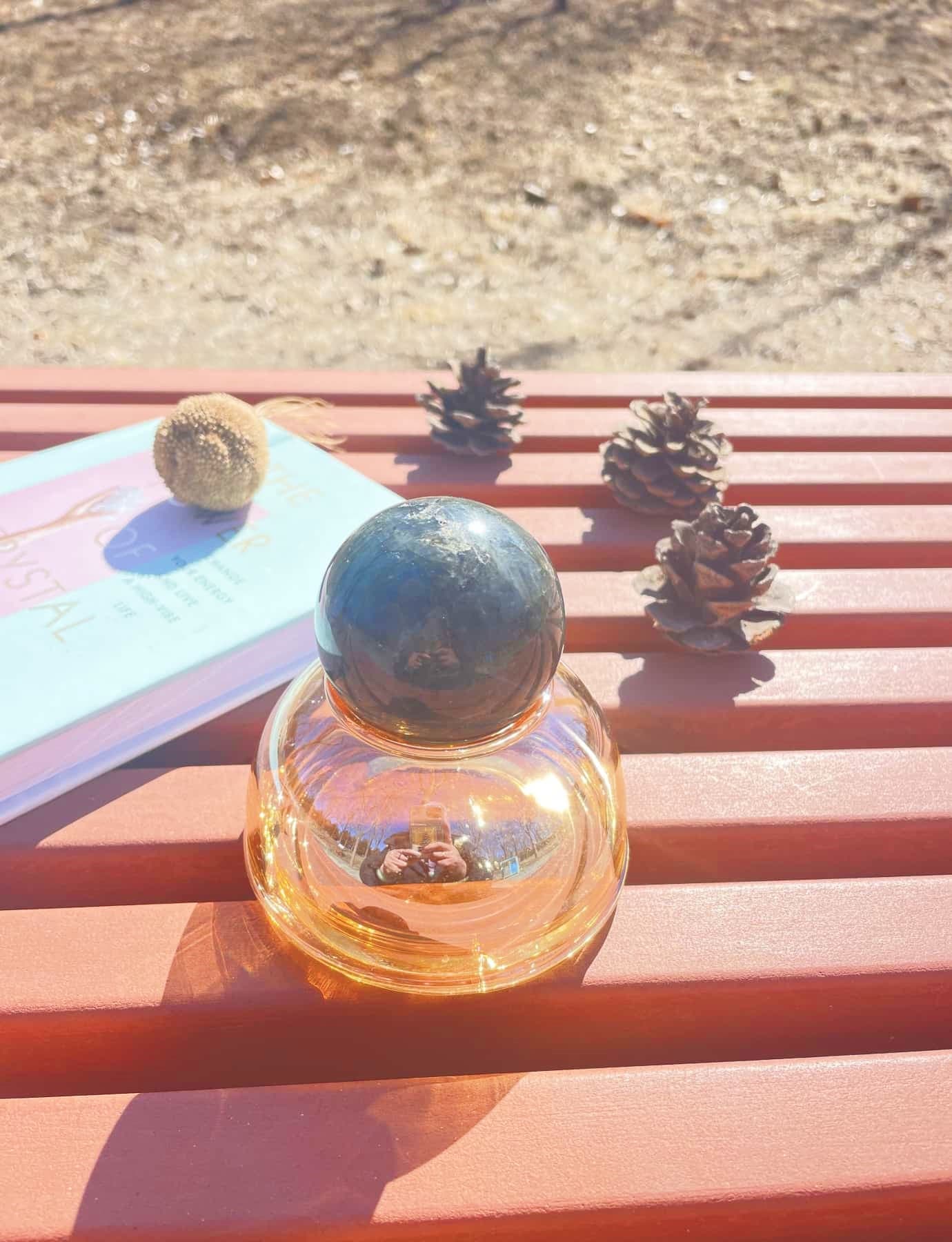 Labradorite crystal ball