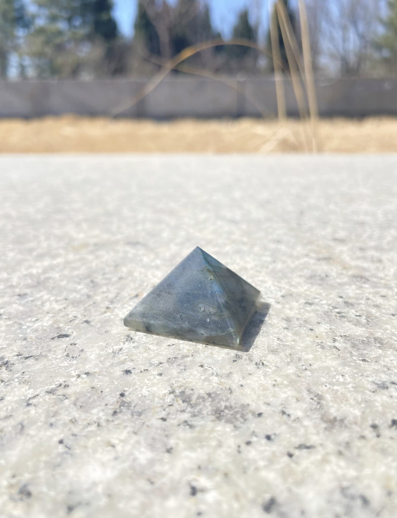 Labradorite stone Pyramid