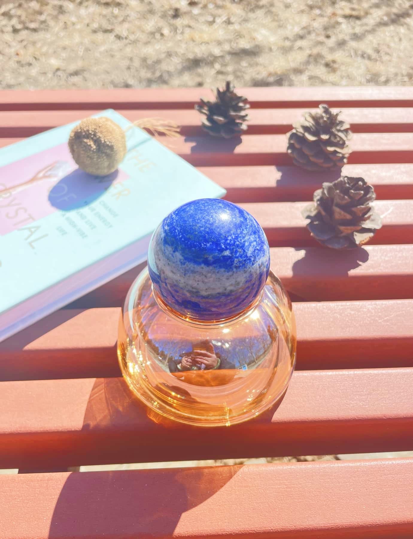 Lapis Lazuli stone ball