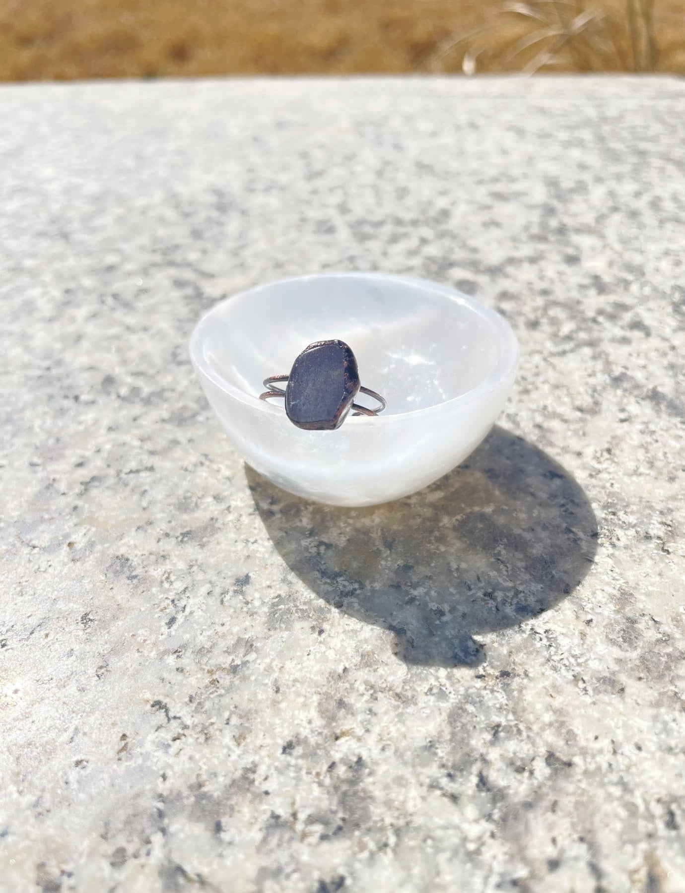 Moon Stone gemstone Ring