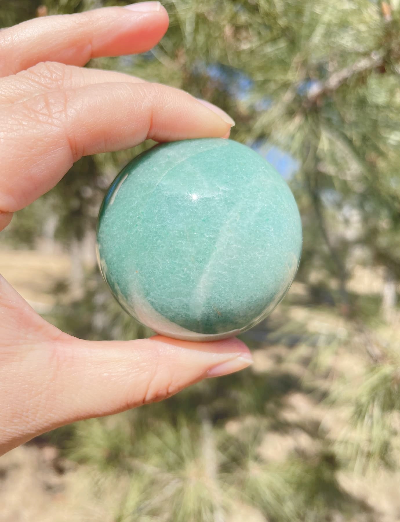 Real Green Aventurine Ball