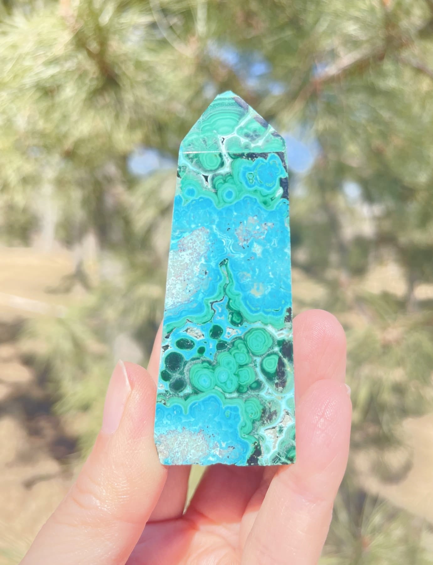 Real Chrysocolla Freeform Crystal