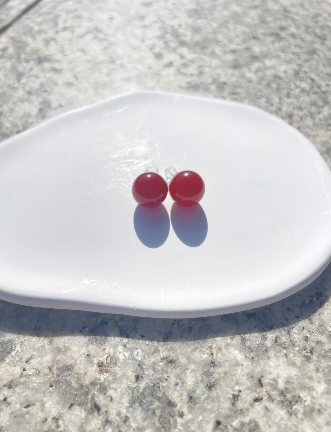Red Jasper stone Earrings