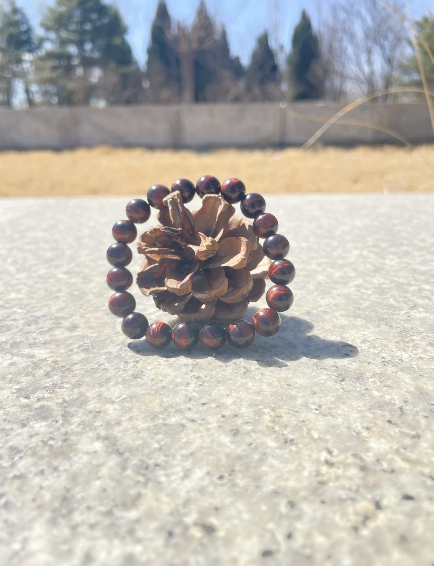 Red Tigers Eye stone Bracelet