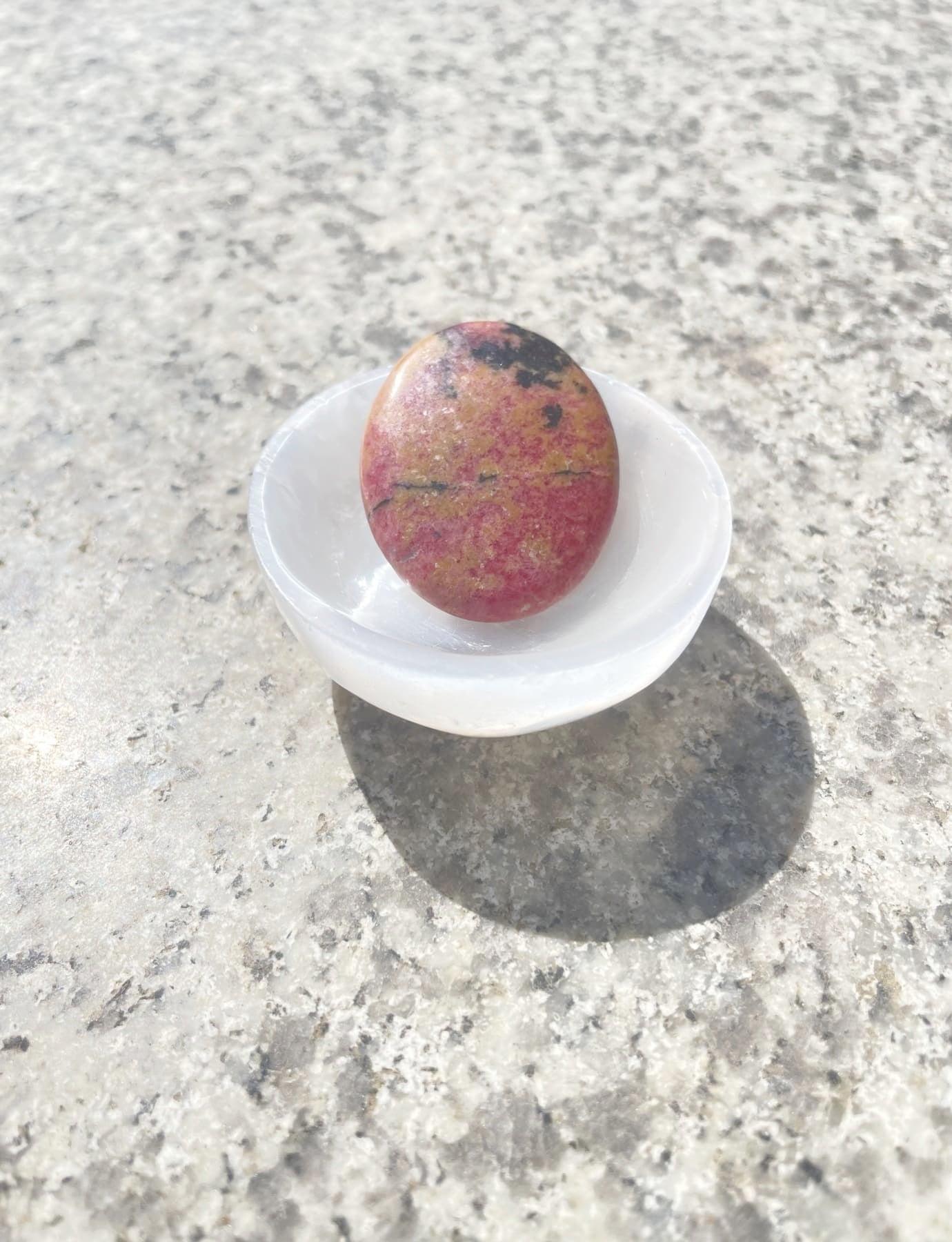 Rhodochrositestone Worry Stone