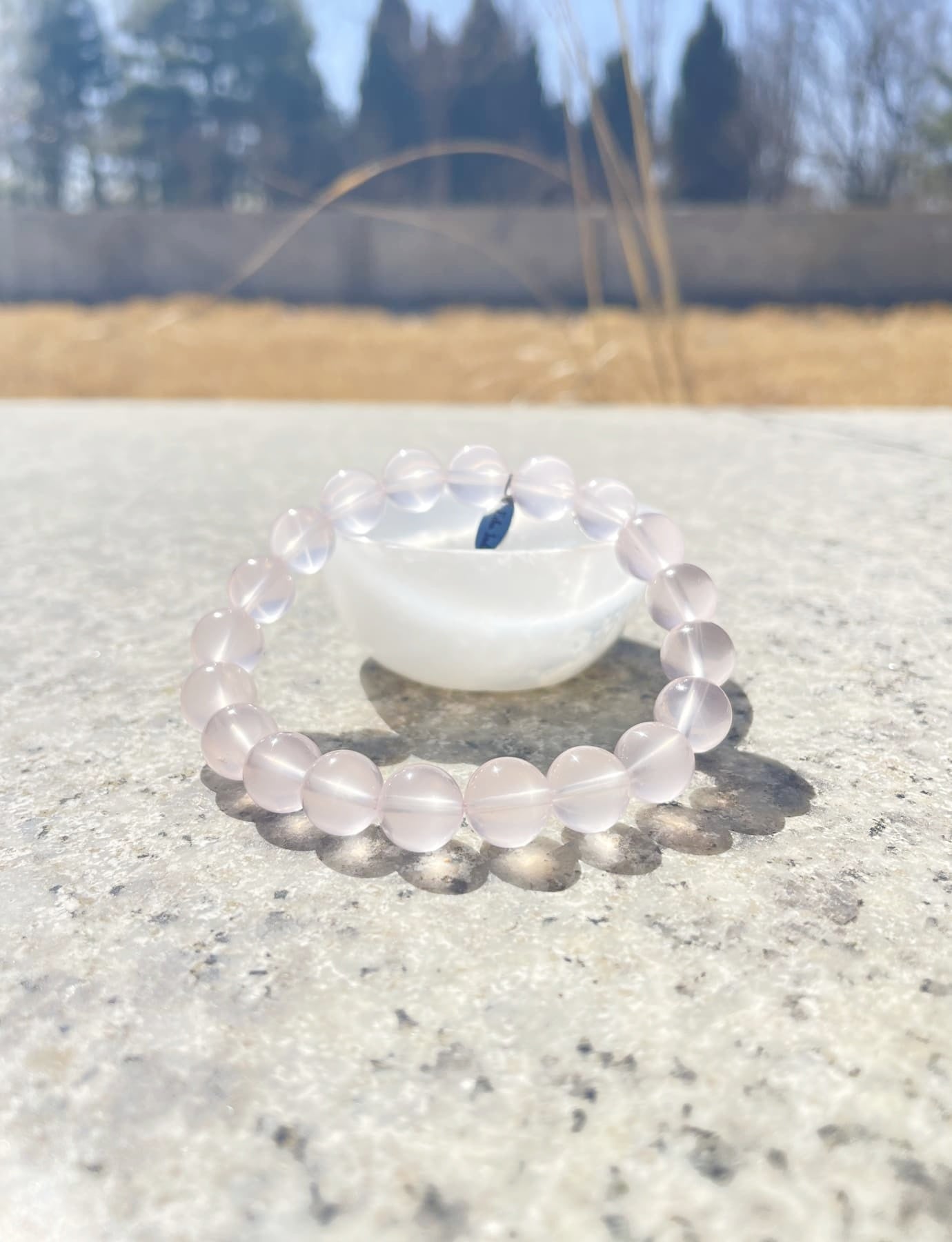 Rose Quartz crystal Bracelet