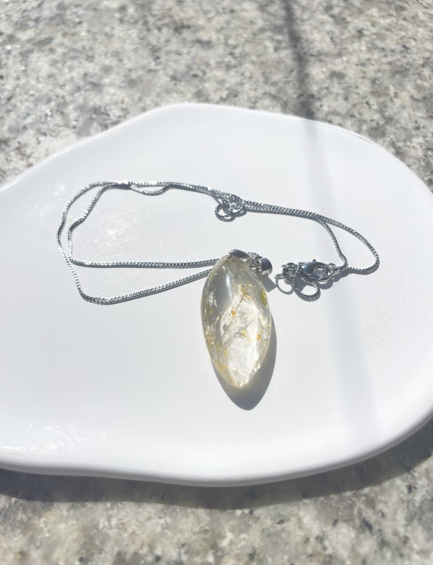 Rutilated Quartz Necklace