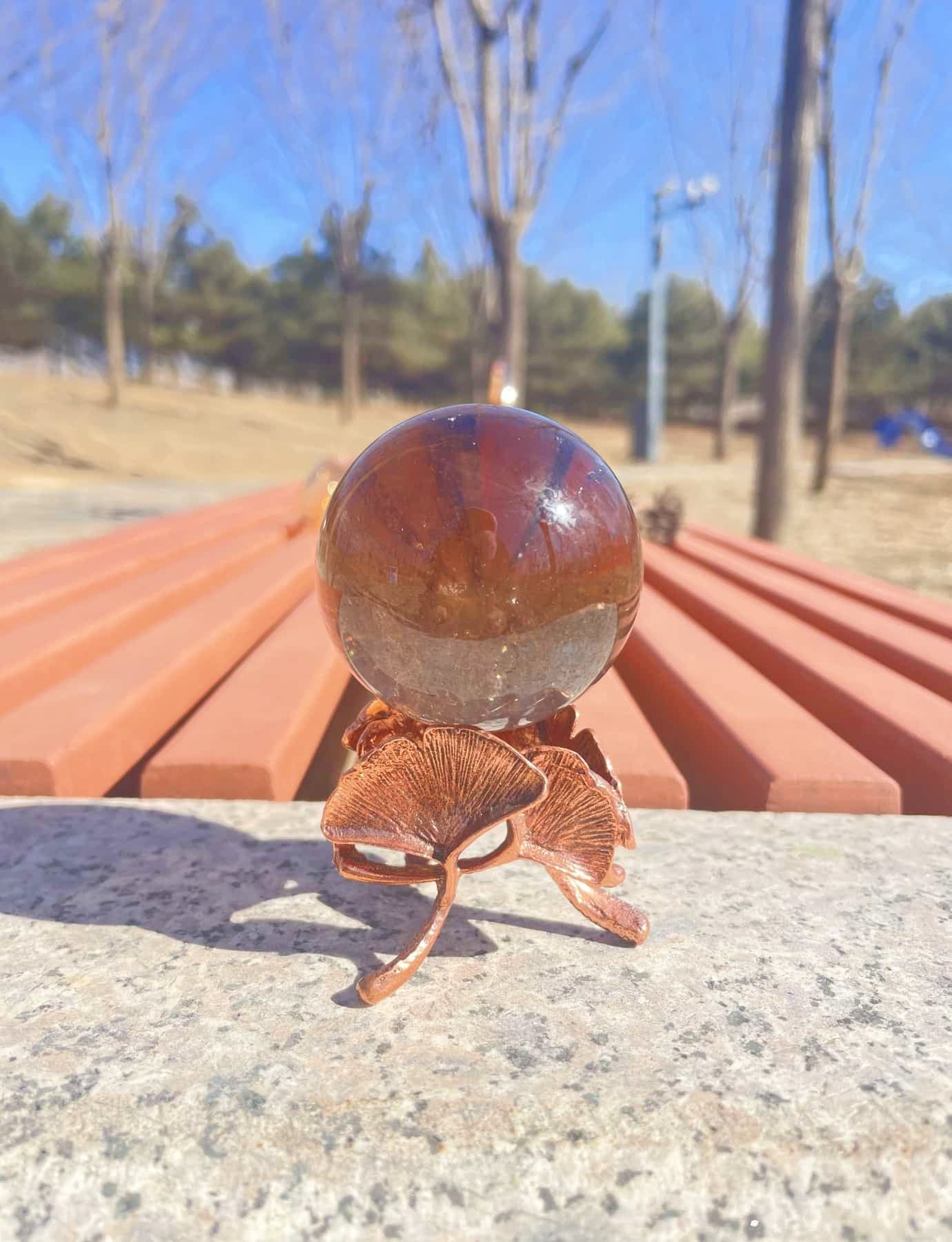 Smoky Quartz Ball