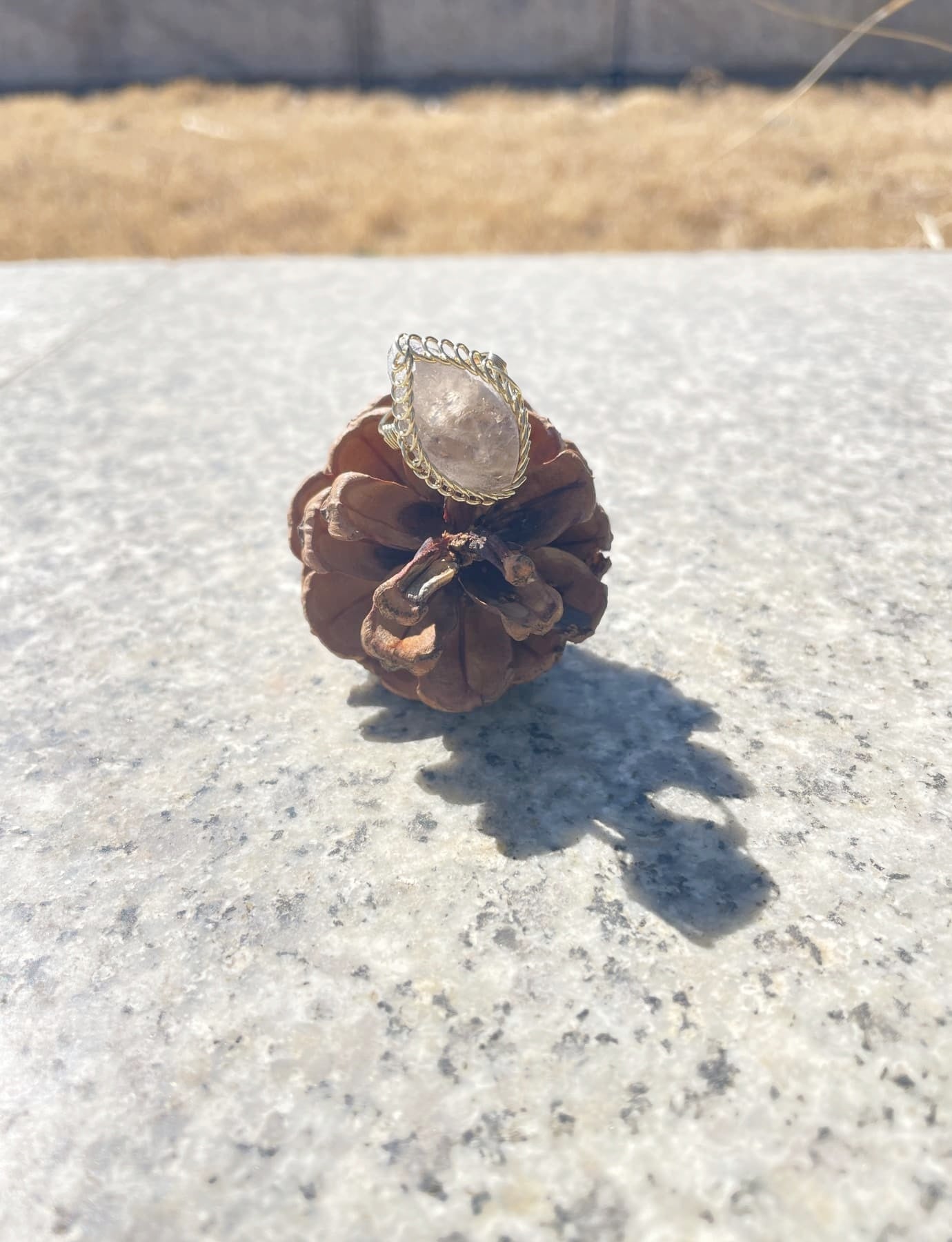 Smoky Quartz stone Ring