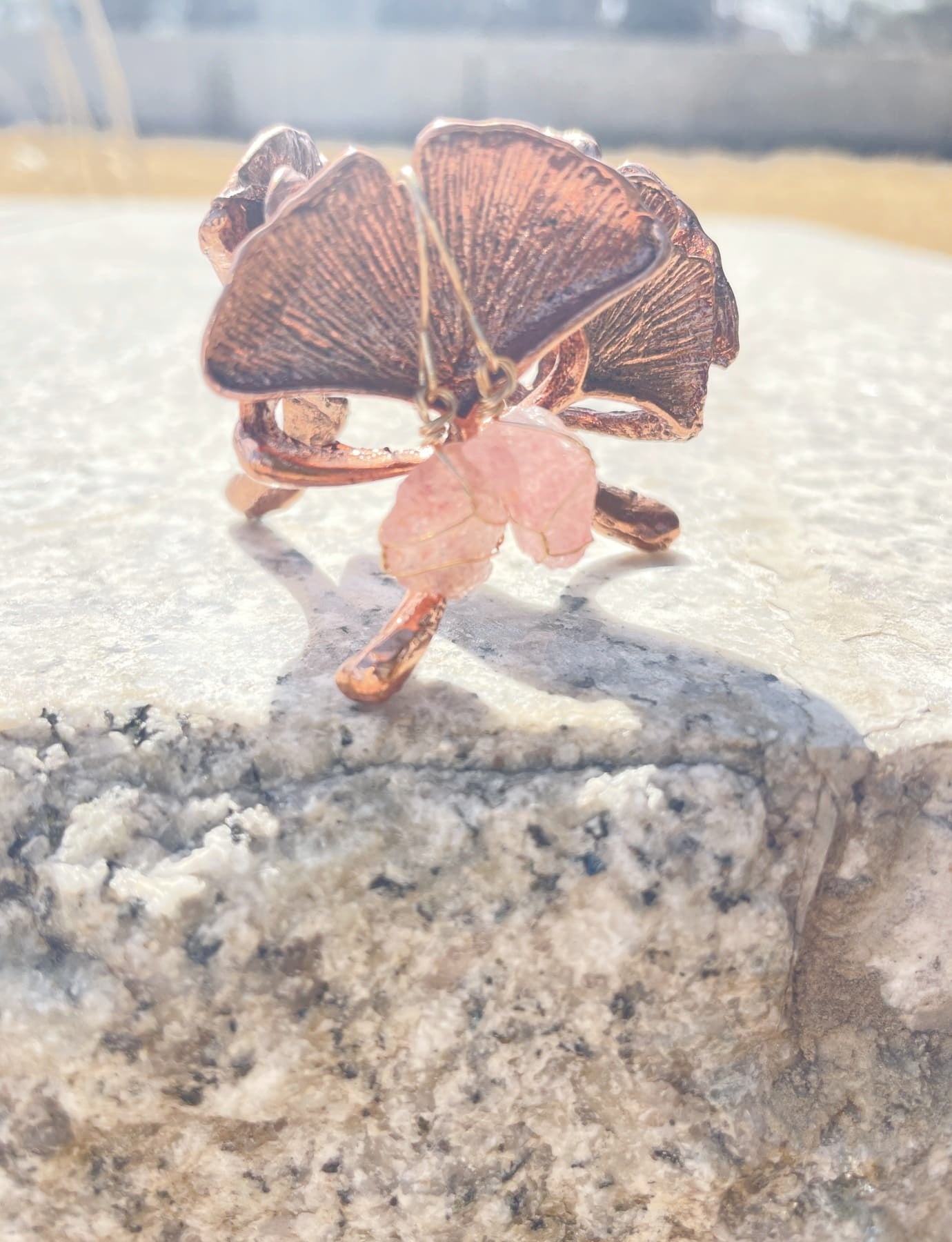 Strawberry Quartz Earrings