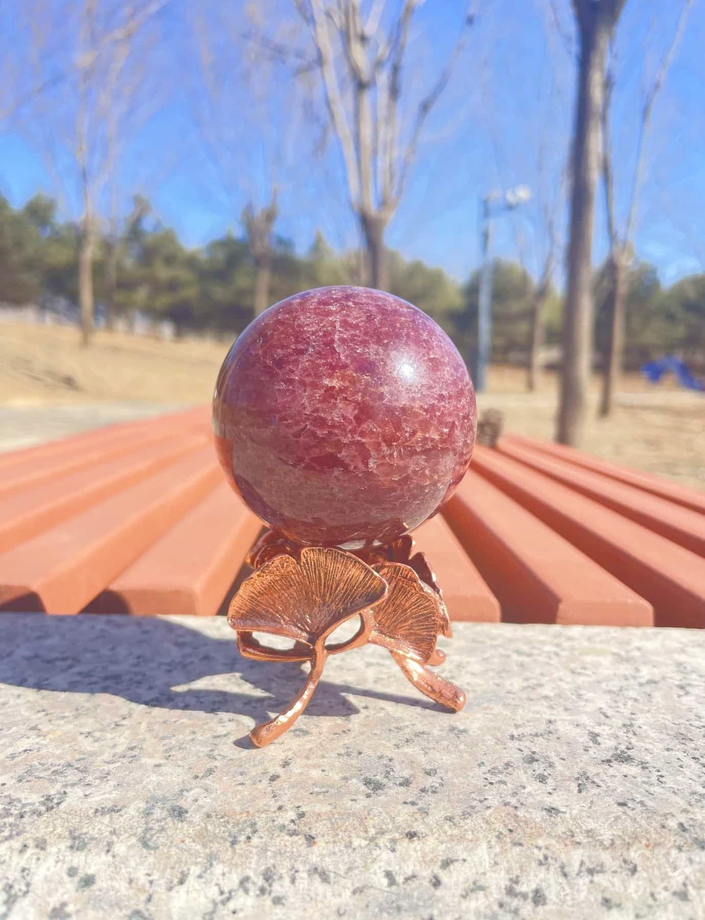 Strawberry Quartz Ball