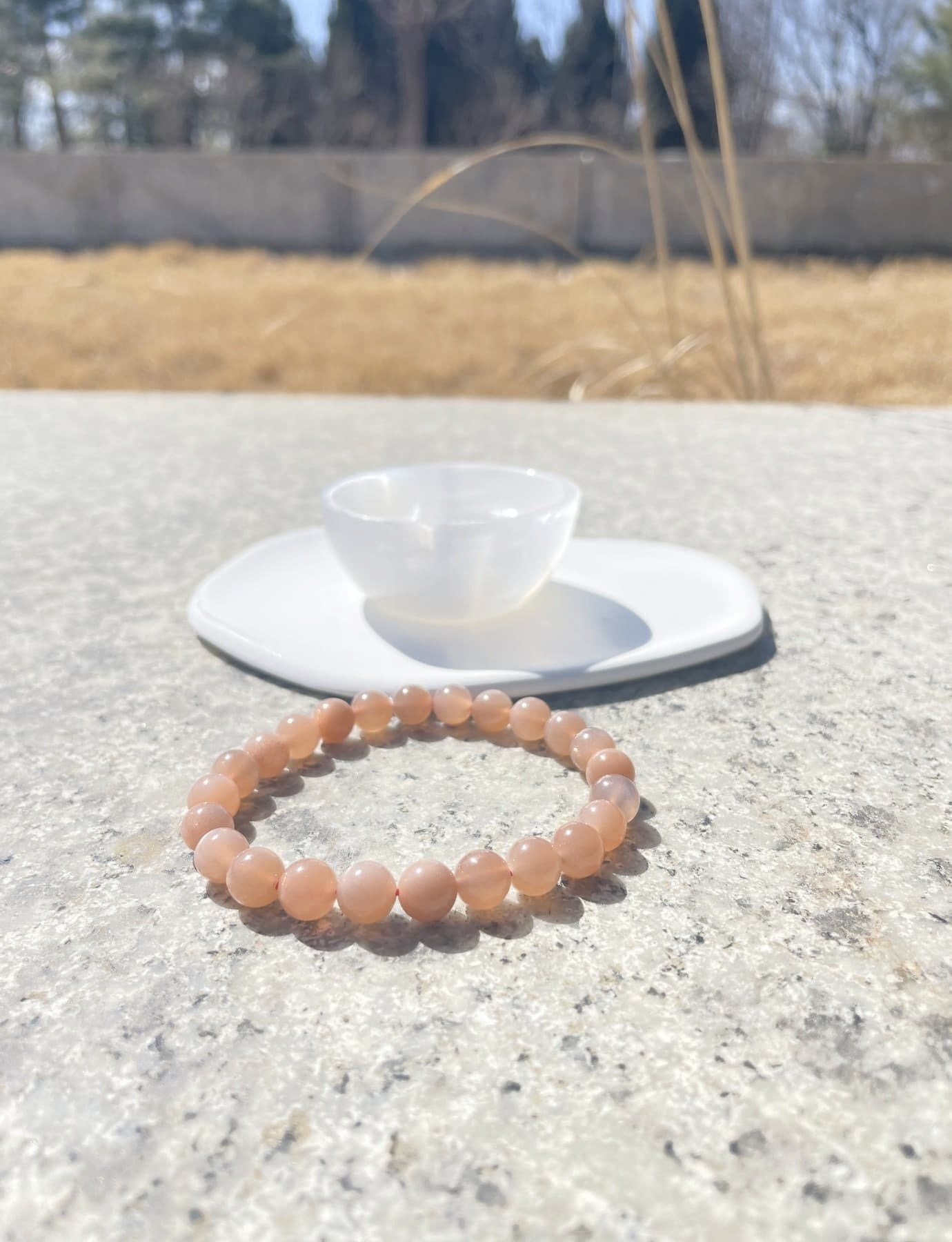 Sun Stone gemstone Bracelet
