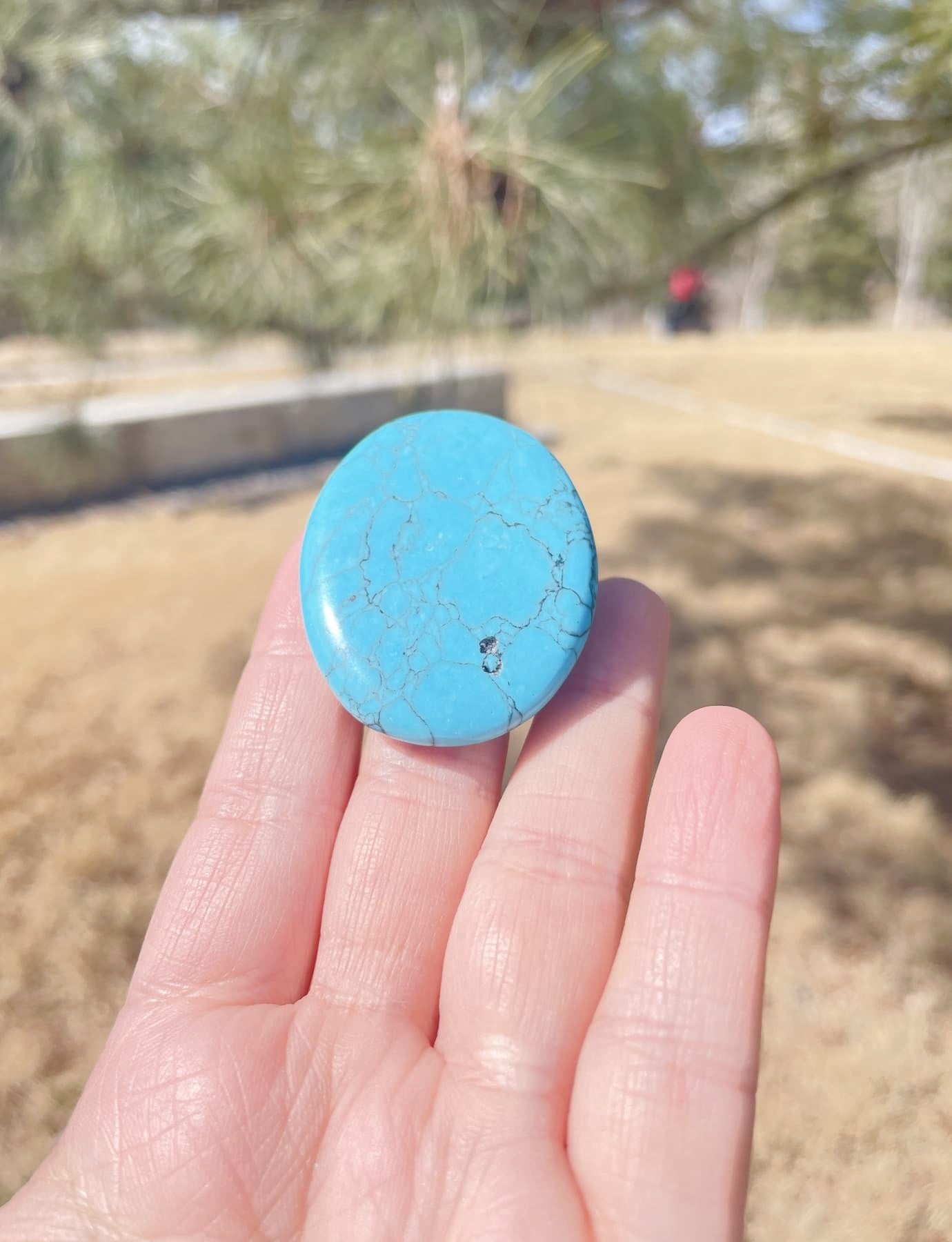 Turquoise Worry Stone