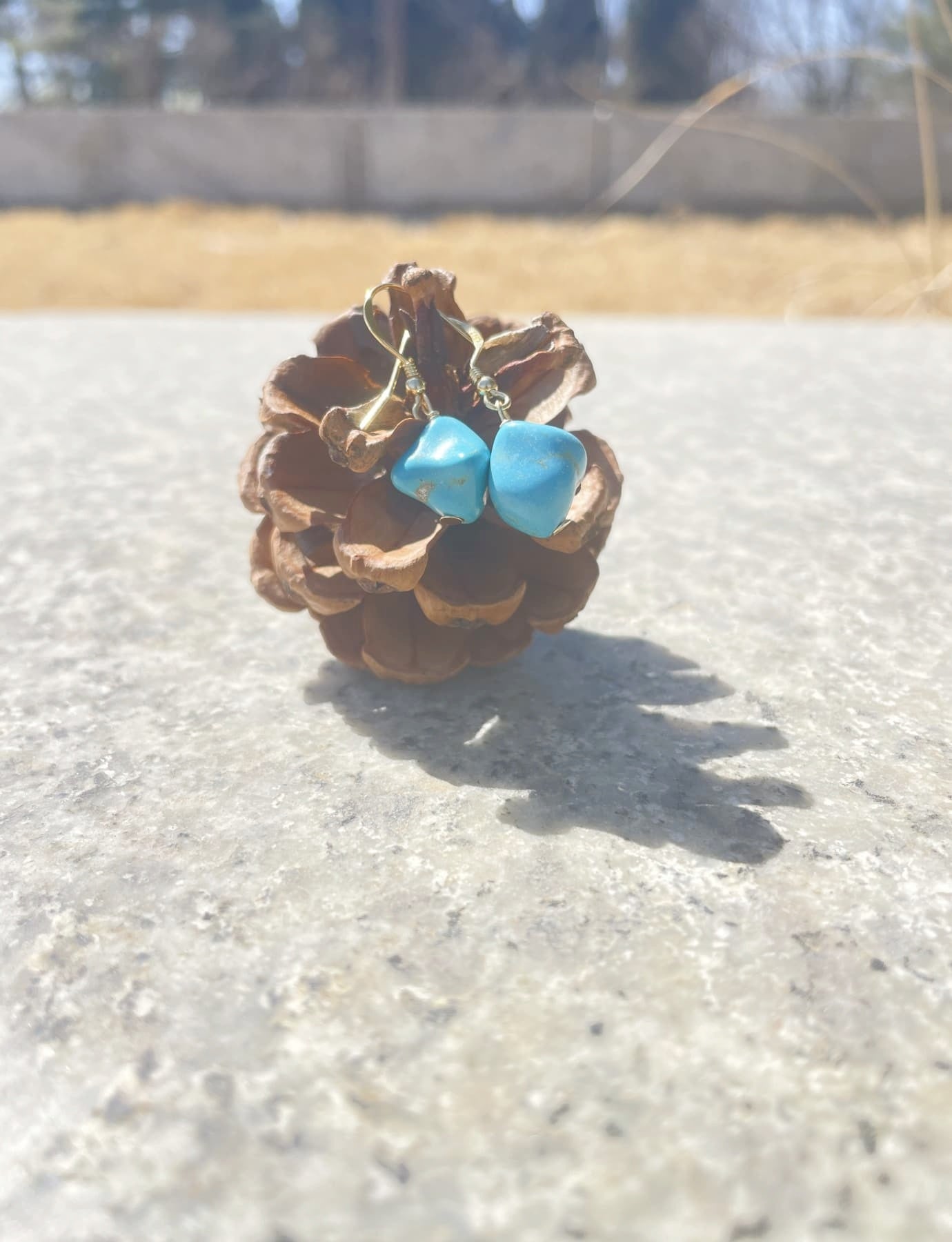 Turquoise stone Earrings