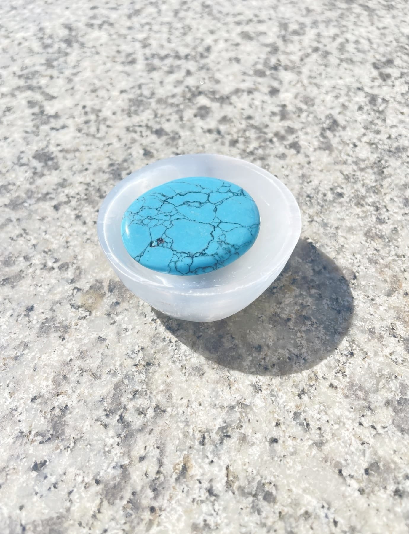 Turquoise stone Worry Stone