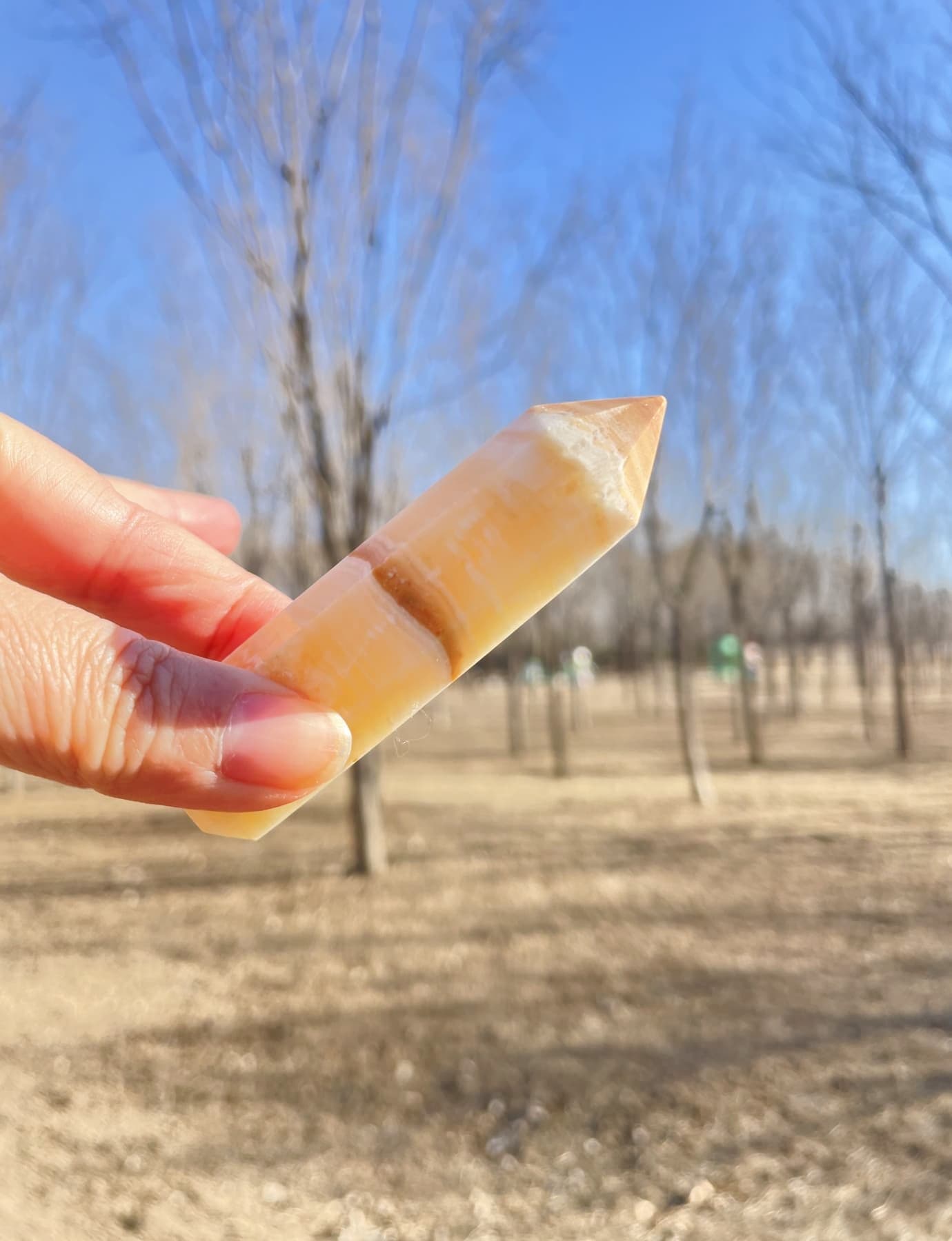 Yellow Optical Calcite