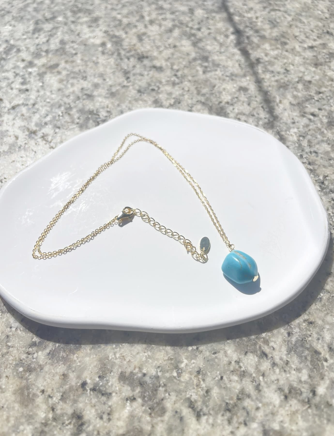 raw Turquoise Necklace