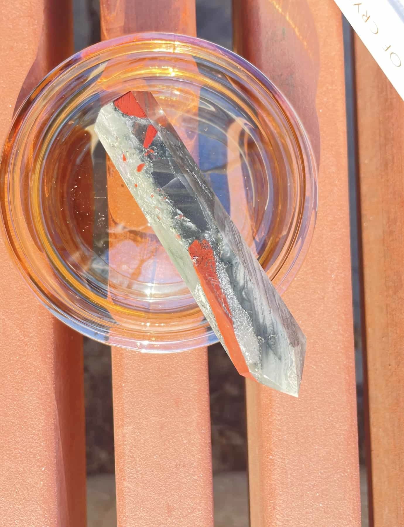 raw African bloodstone birthstone