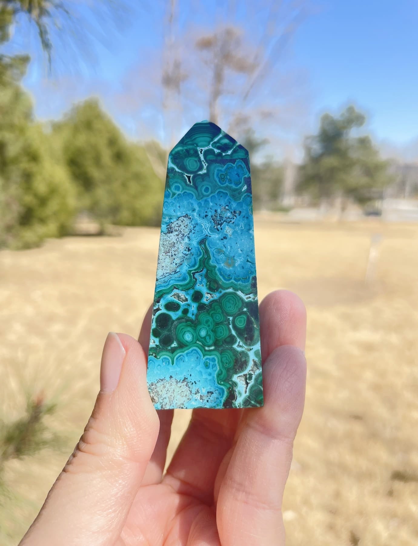 raw Chrysocolla Freeform Crystal