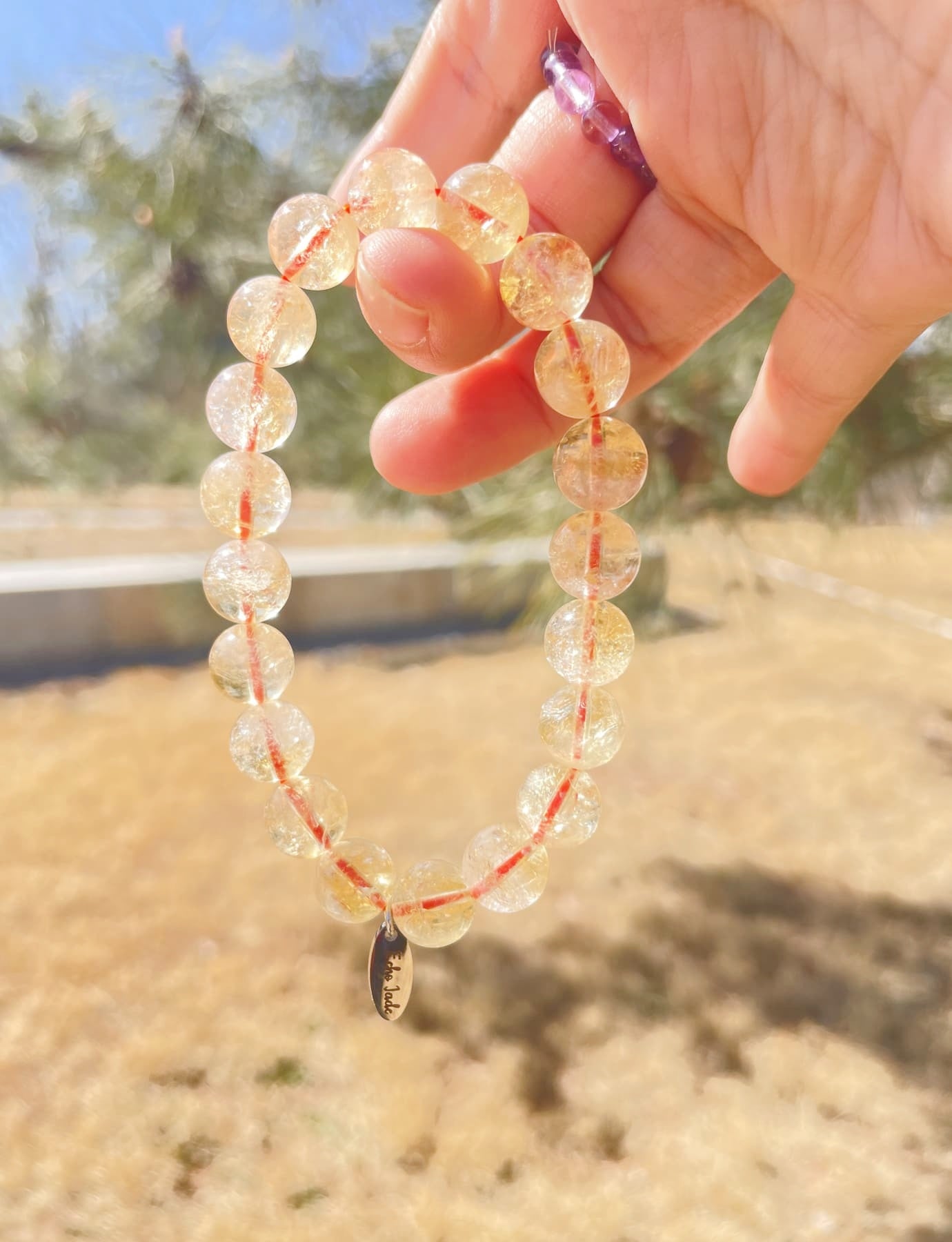 raw Citrine Bracelet