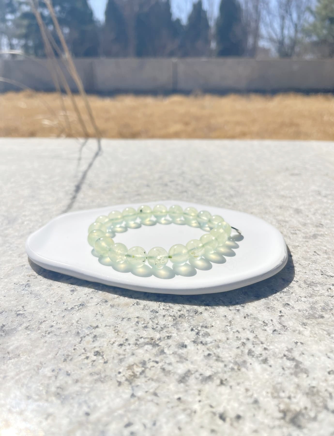 real Prehnite Bracelet