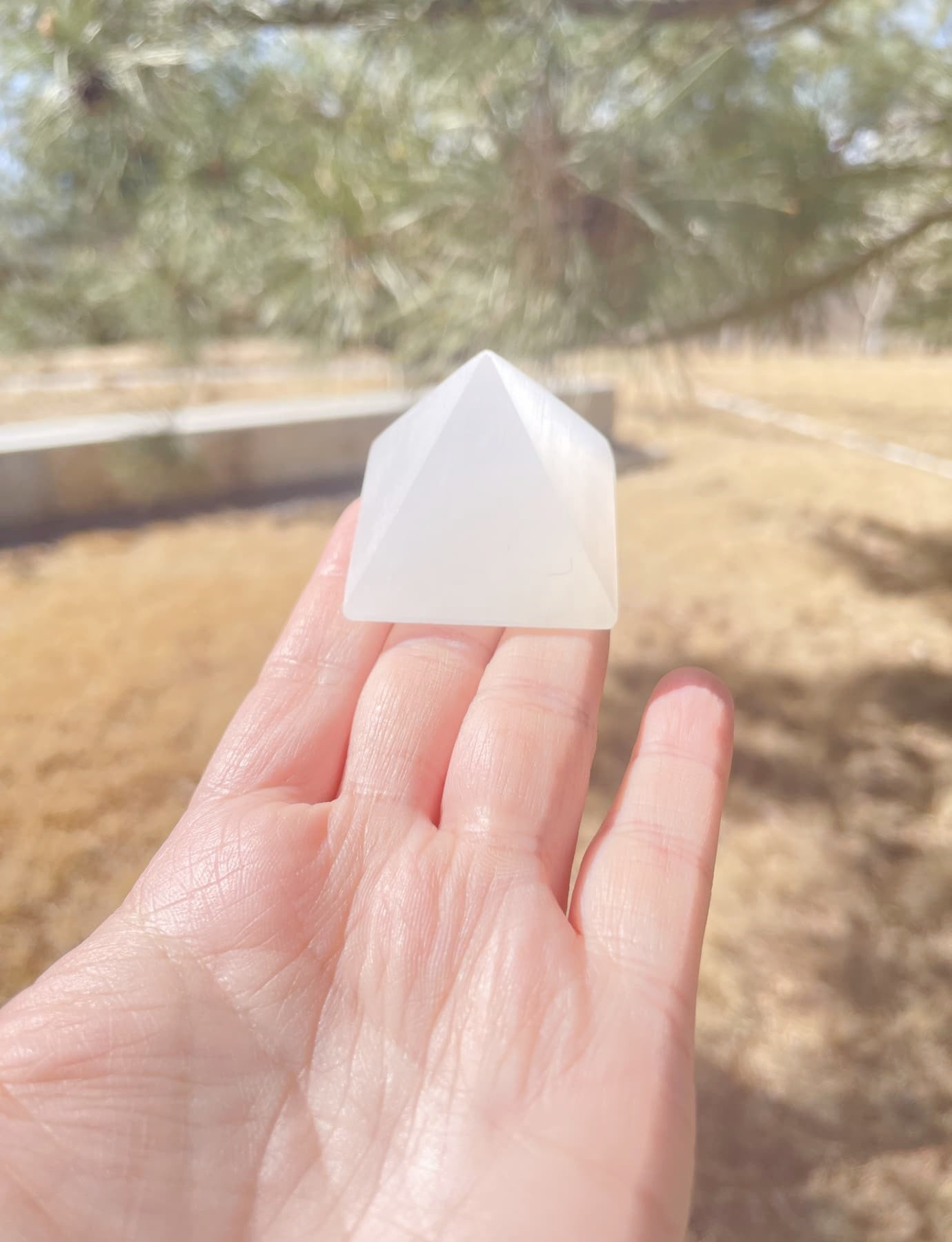 Selenite Pyramid