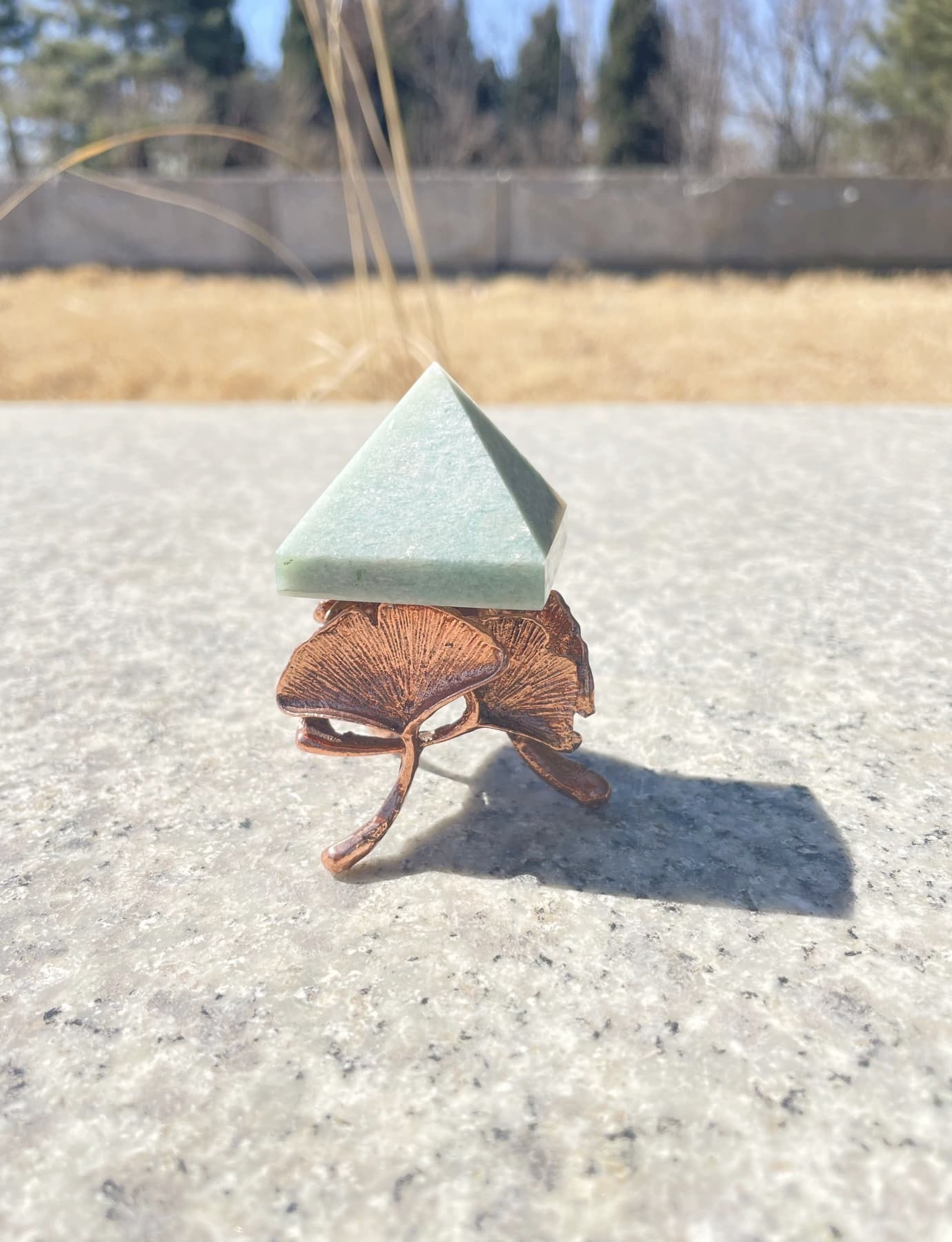 real Amazonite Pyramid