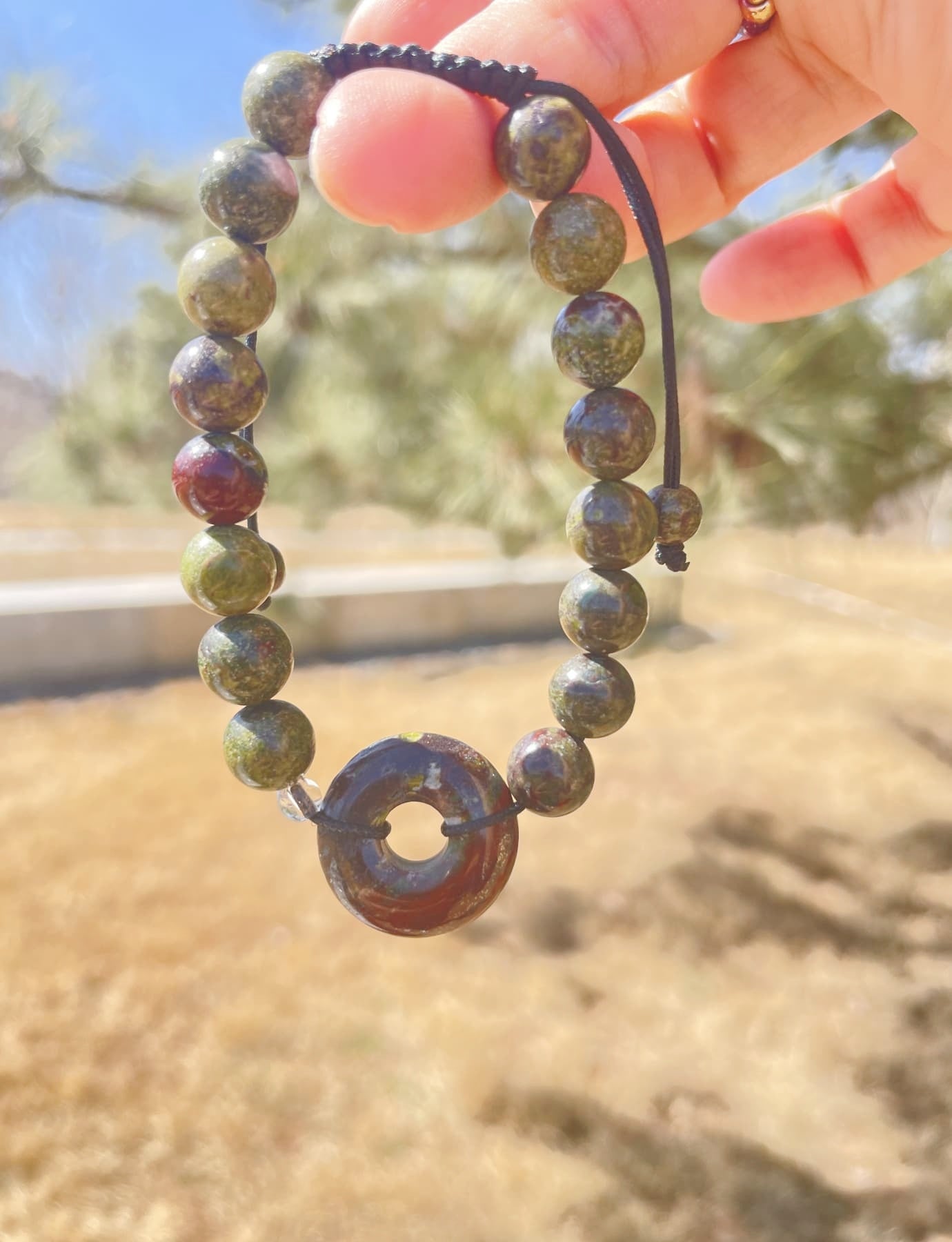 real Bloodstone Bracelet