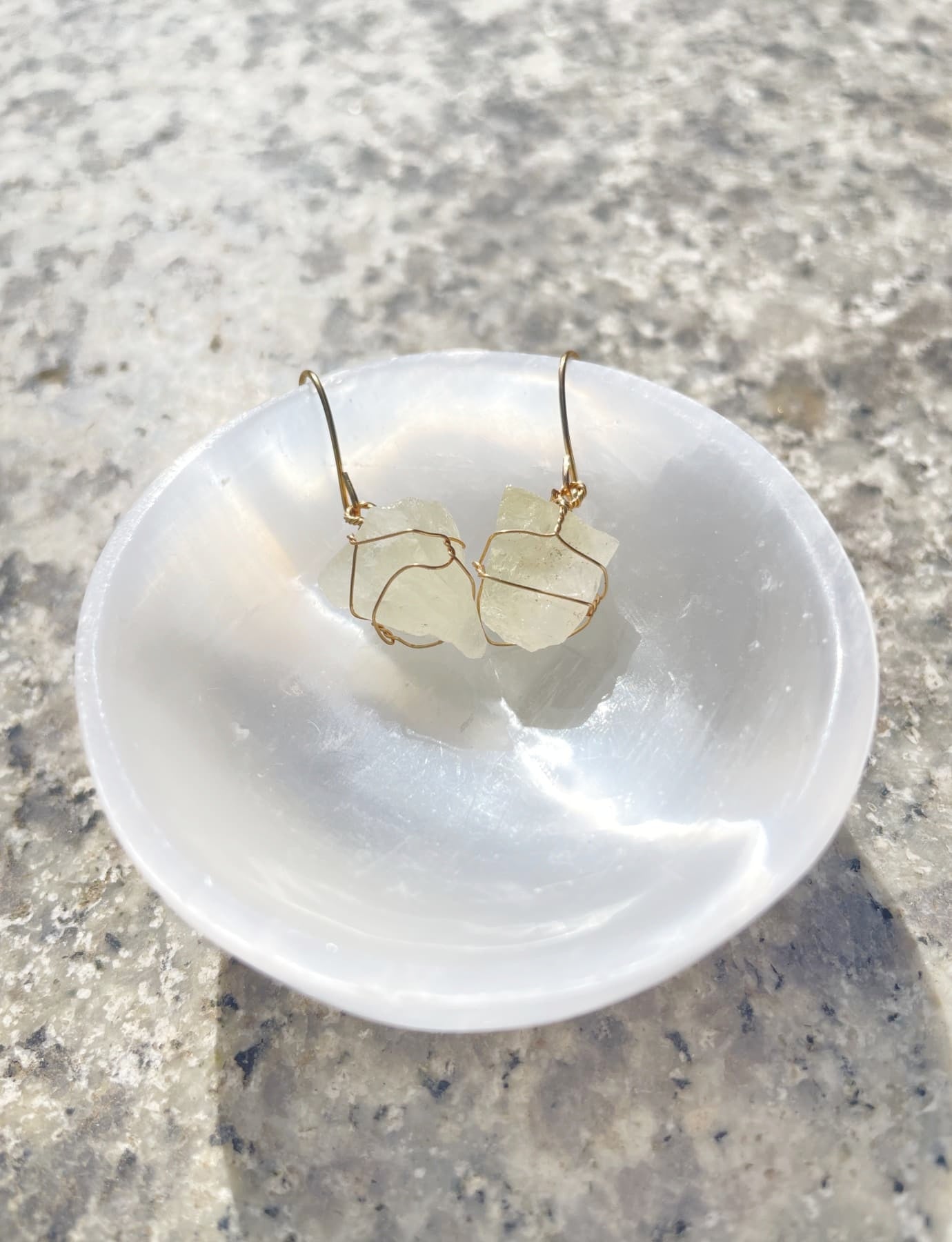 real Citrine Earrings