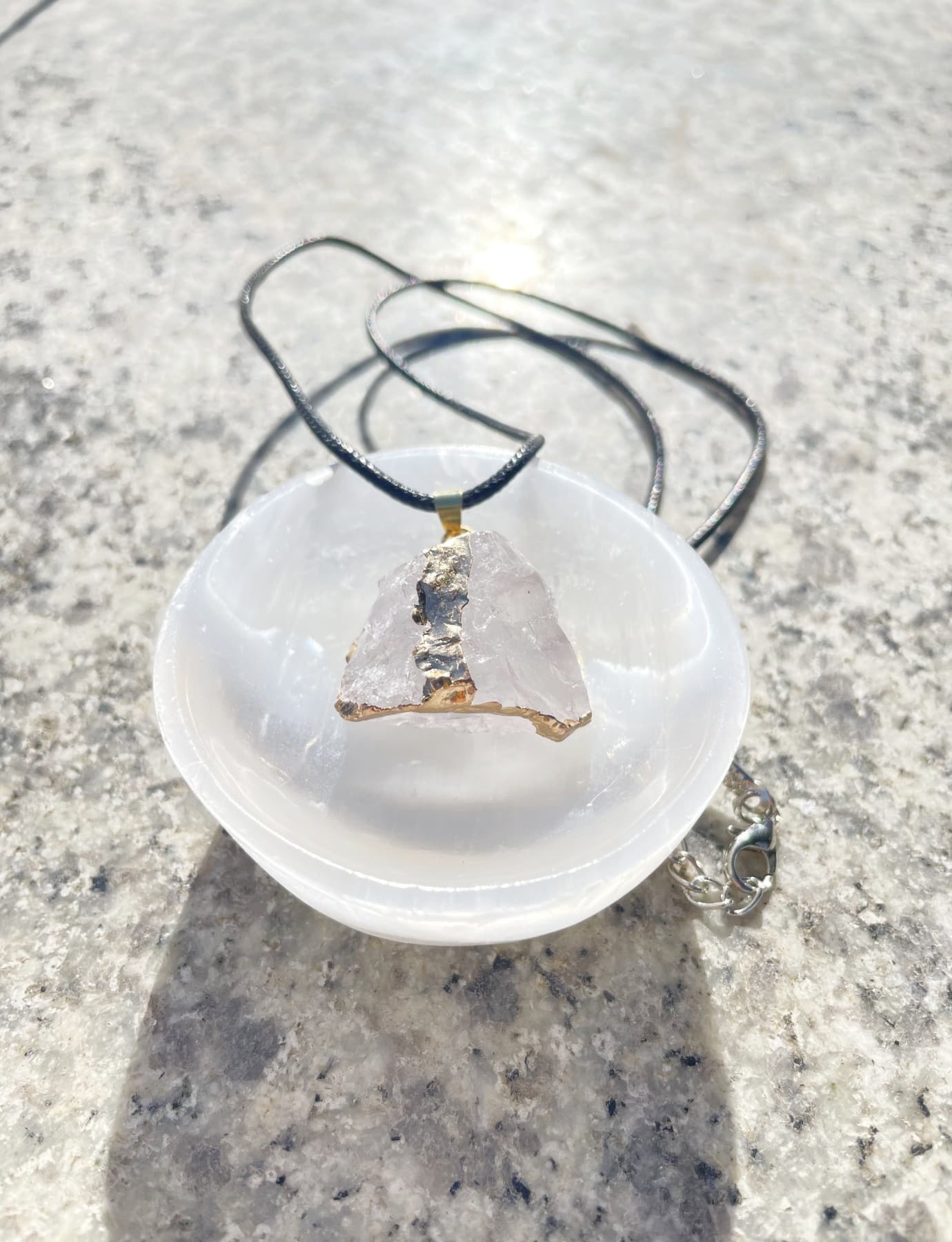 real Clear Quartz Necklace