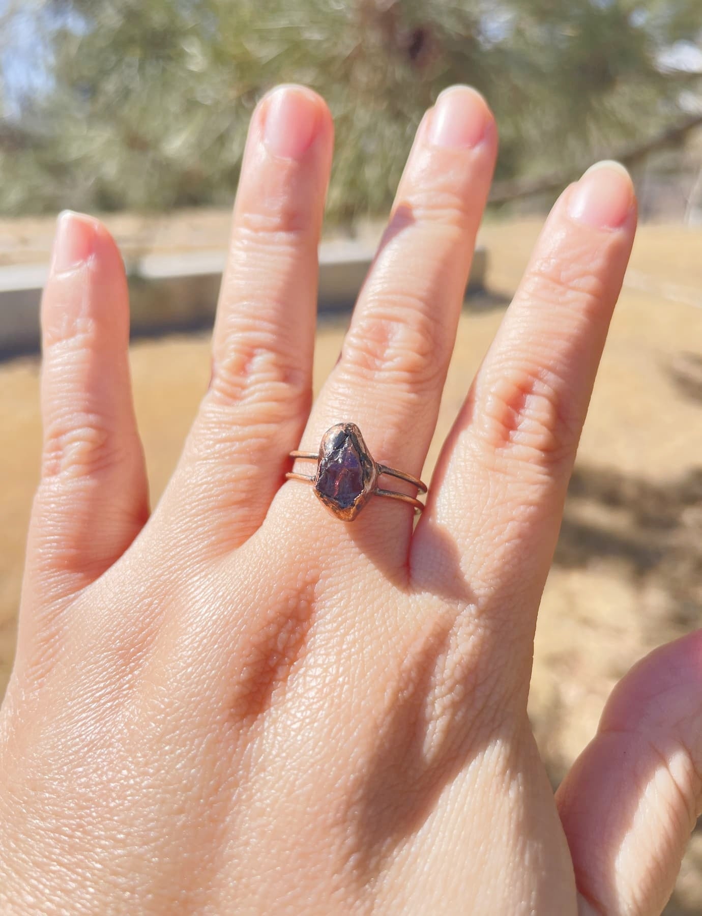 real Garnet Ring