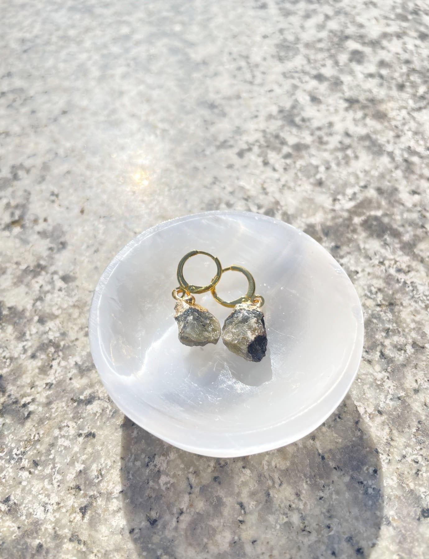 real Labradorite Earrings