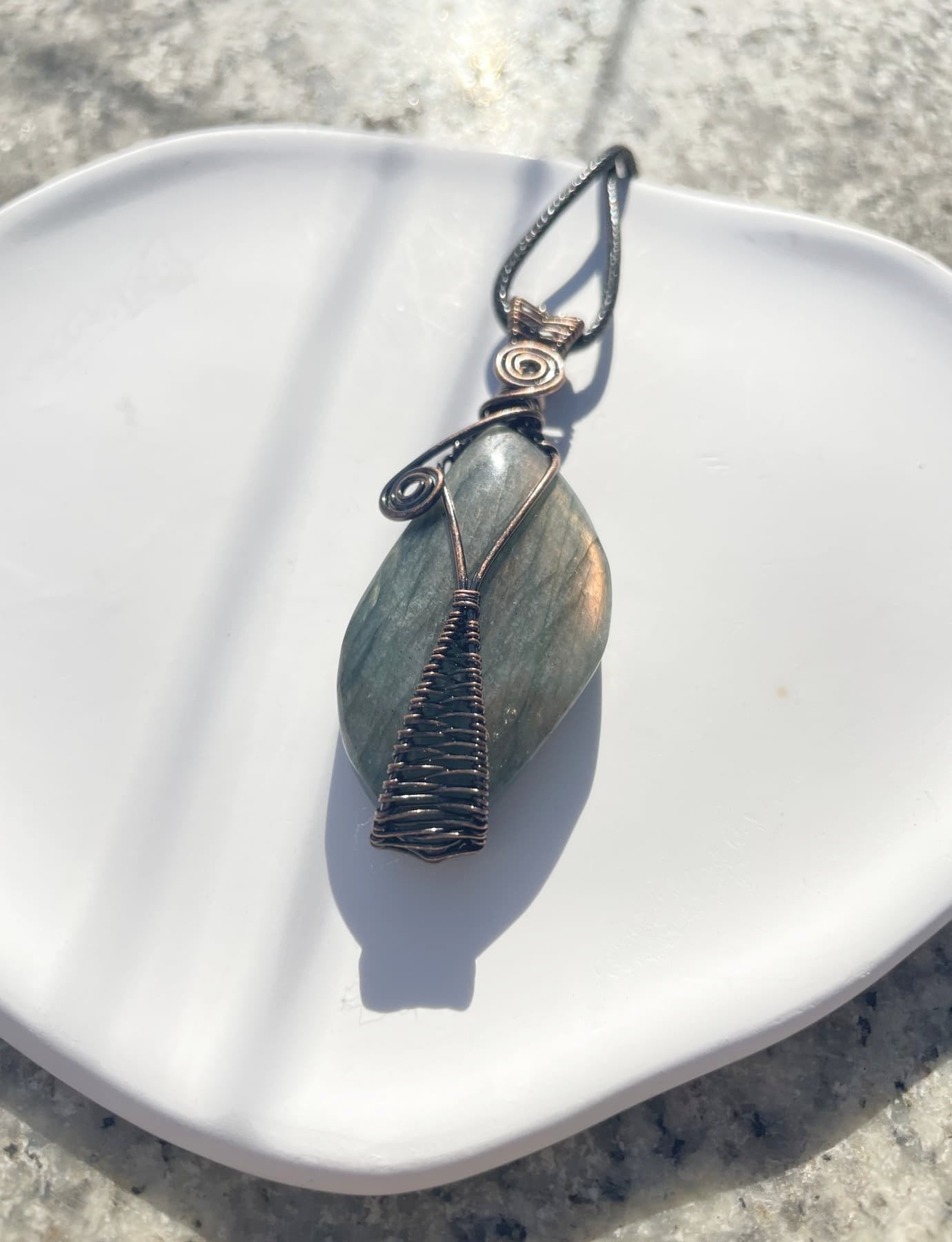 real Labradorite Necklace