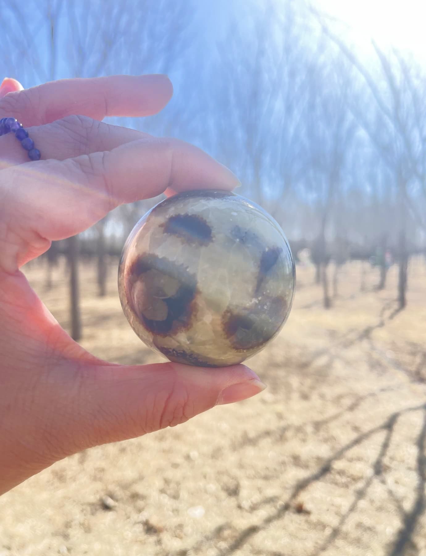 real Septarian gemstone