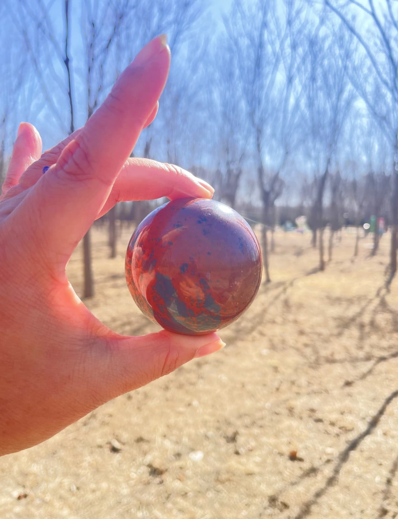 real red obsidian