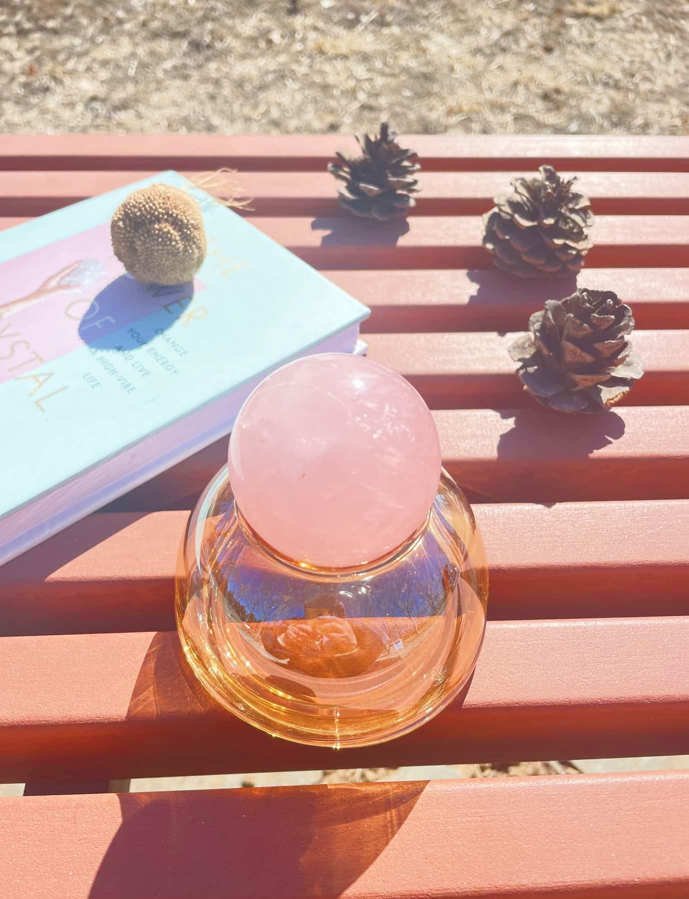 rose quartz crystal gemstone