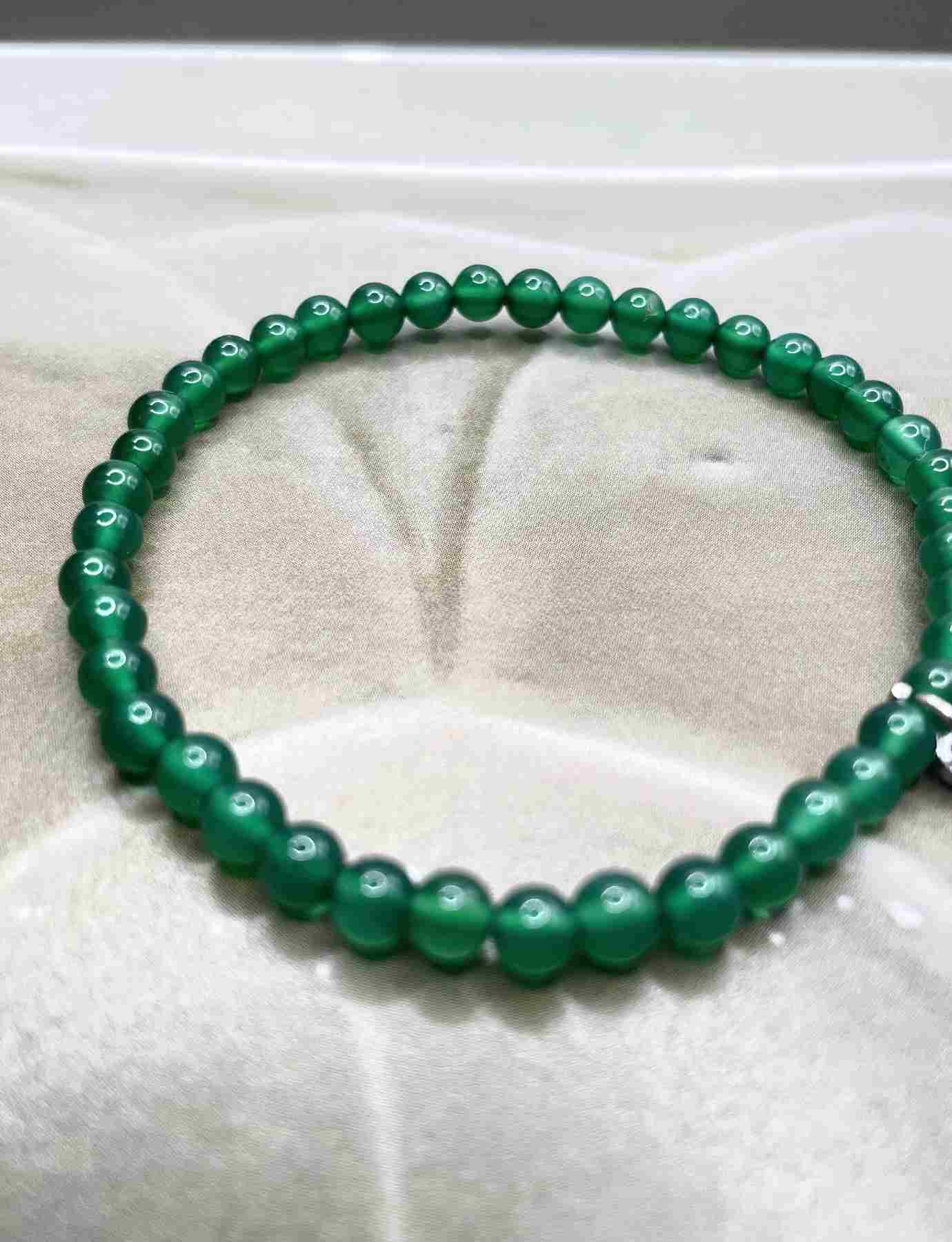 Green Jade Energy Bracelet