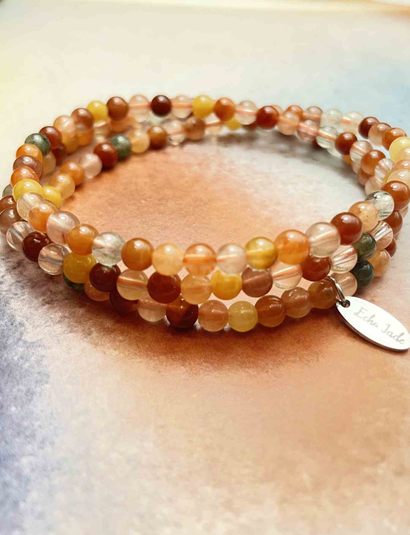 Rainbow Rutilated Quartz Energy Bracelet