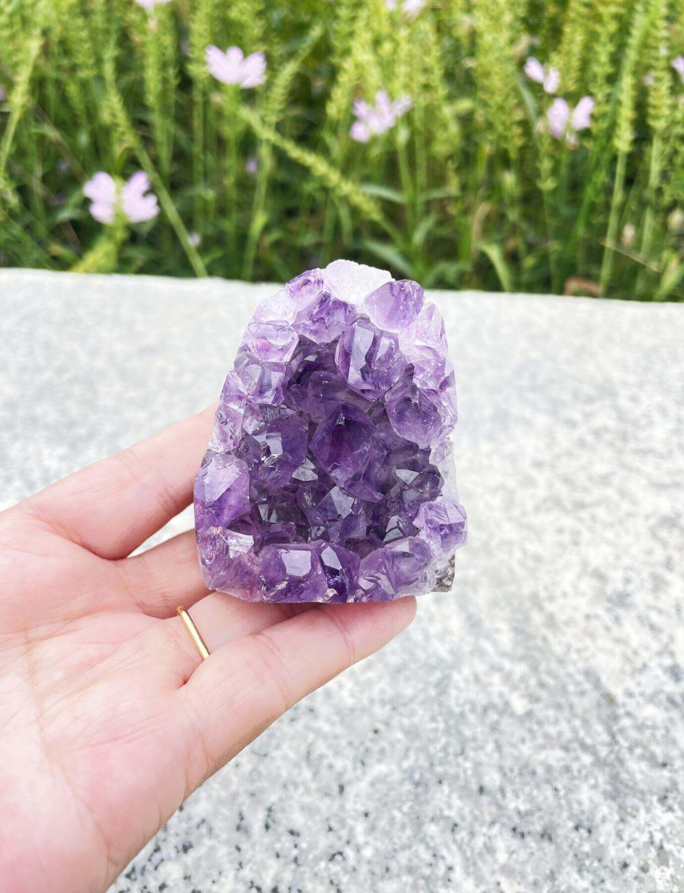 Amethyst Quartz Cluster