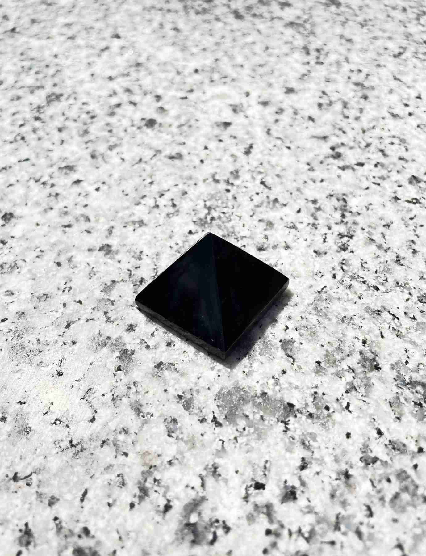 Black Obsidian Pyramid