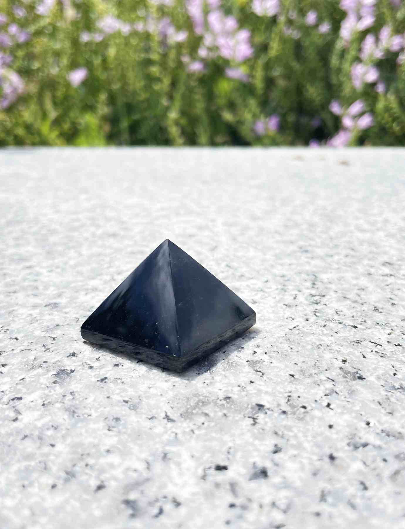 Black Obsidian Pyramid