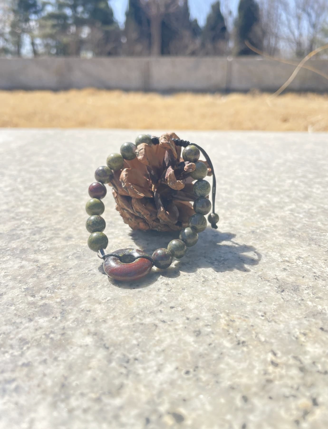 Bloodstone stone Bracelet