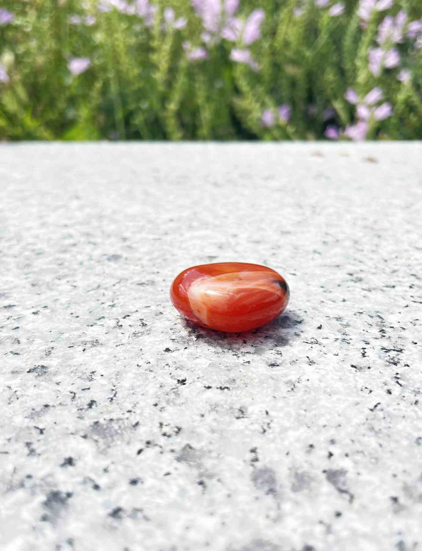 Carnelian Heart Stone