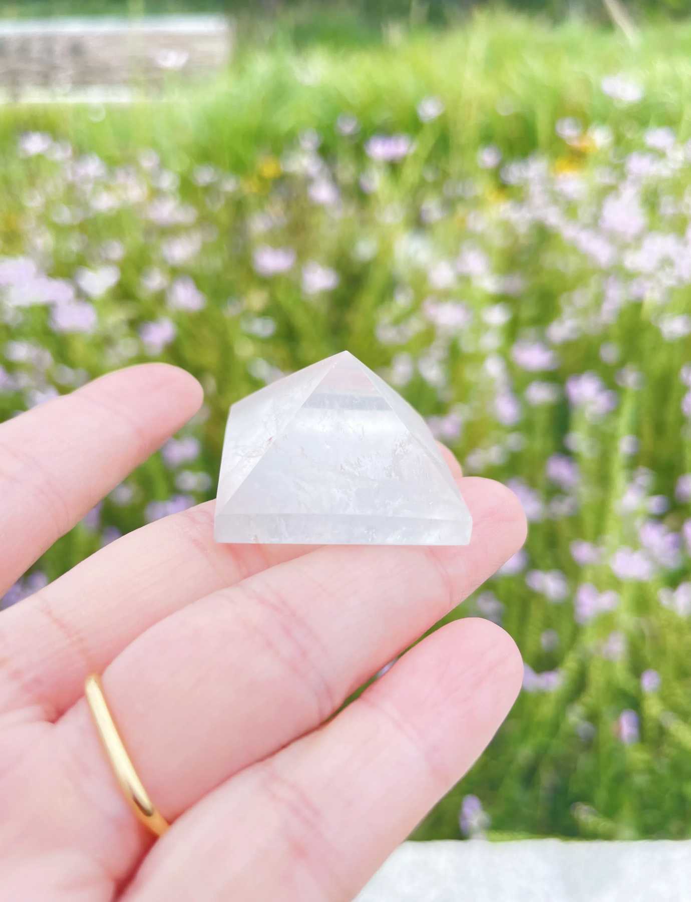 Crystal Quartz Pyramid