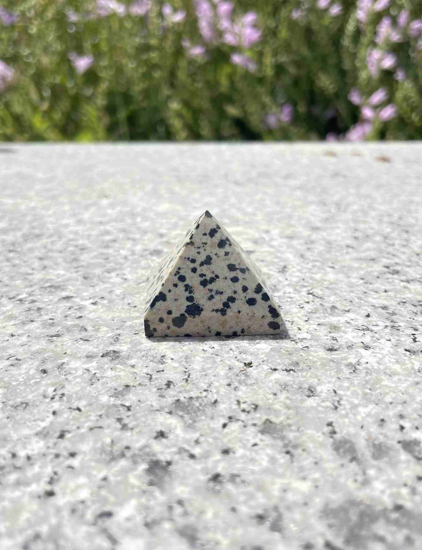 Dalmatian Jasper Pyramid