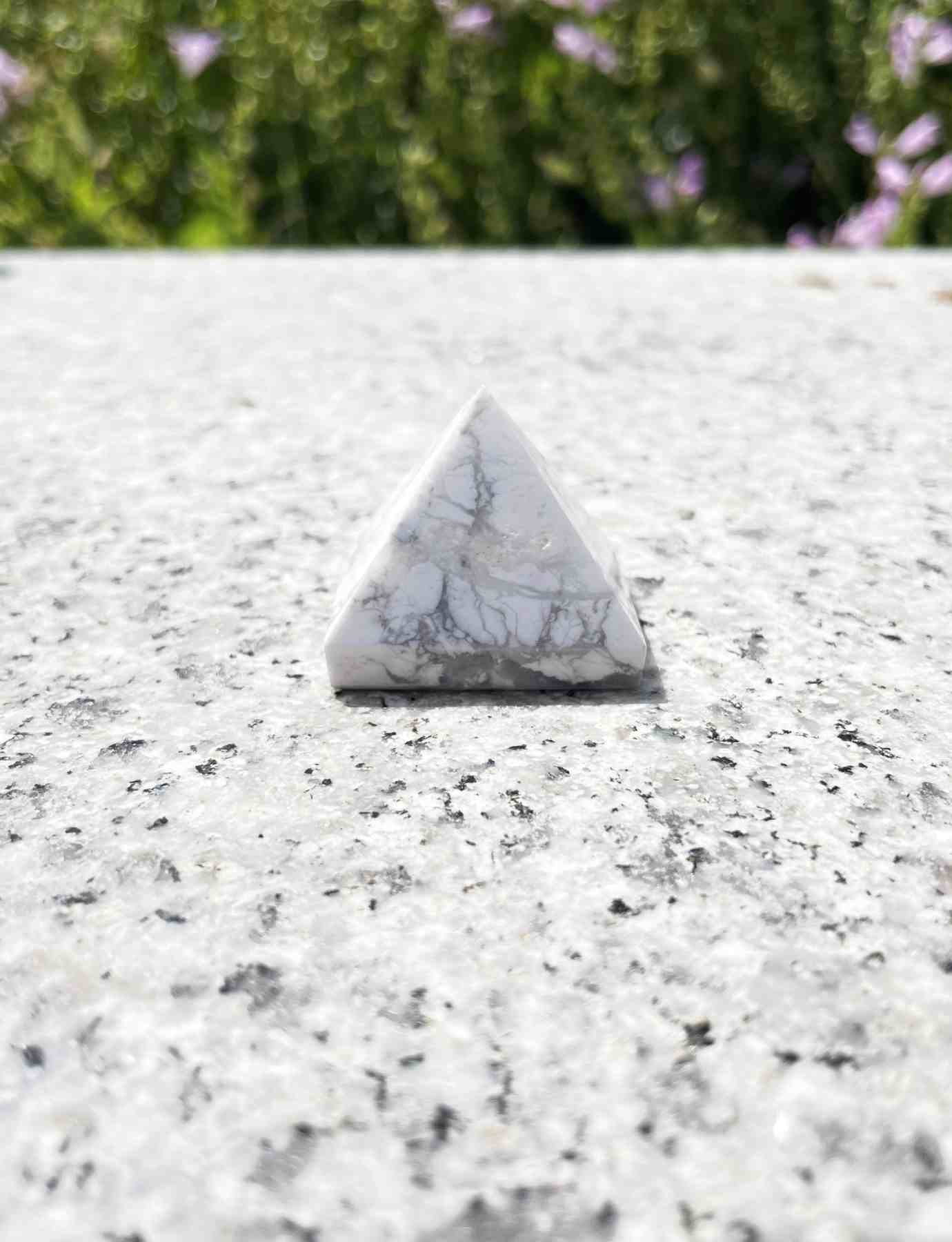 Howlite Energy Pyramid