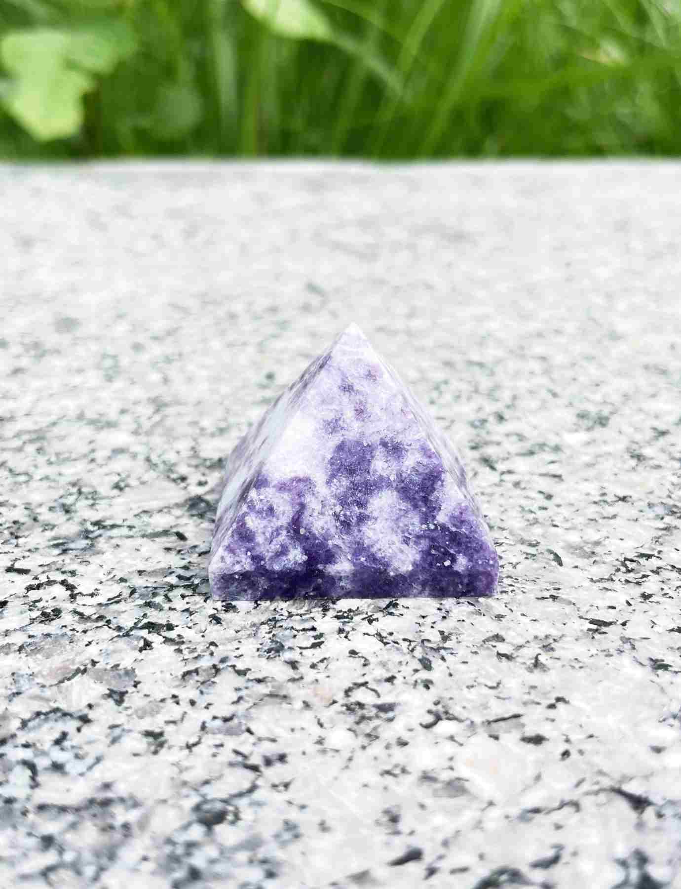 Lepidolite Pyramid