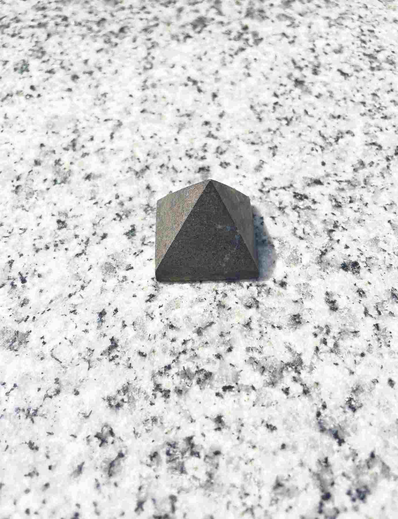 Natural Pyrite Pyramid