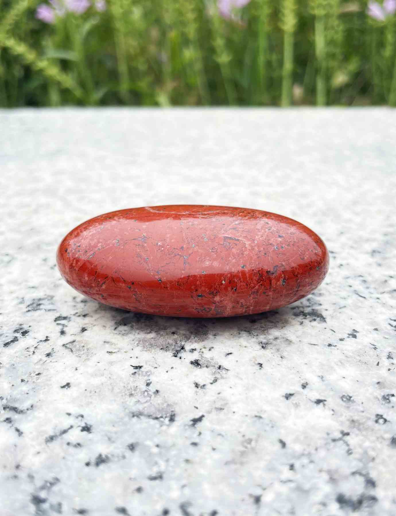 Red Jasper Worry Stone